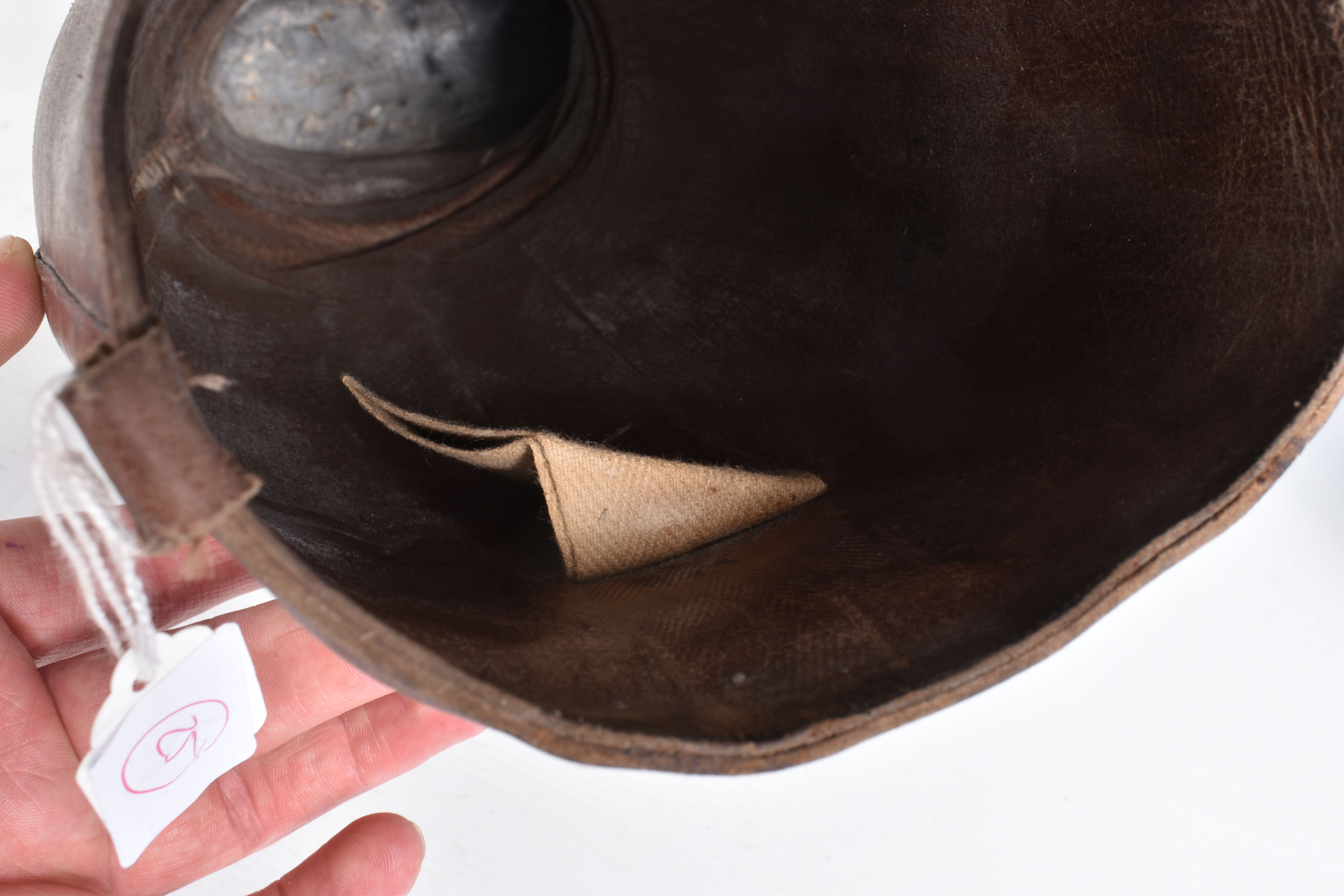 A PAIR OF BROWN ARMY OFFICERS RIDING BOOTS, these boots are unmarked but come with their boot - Image 7 of 17