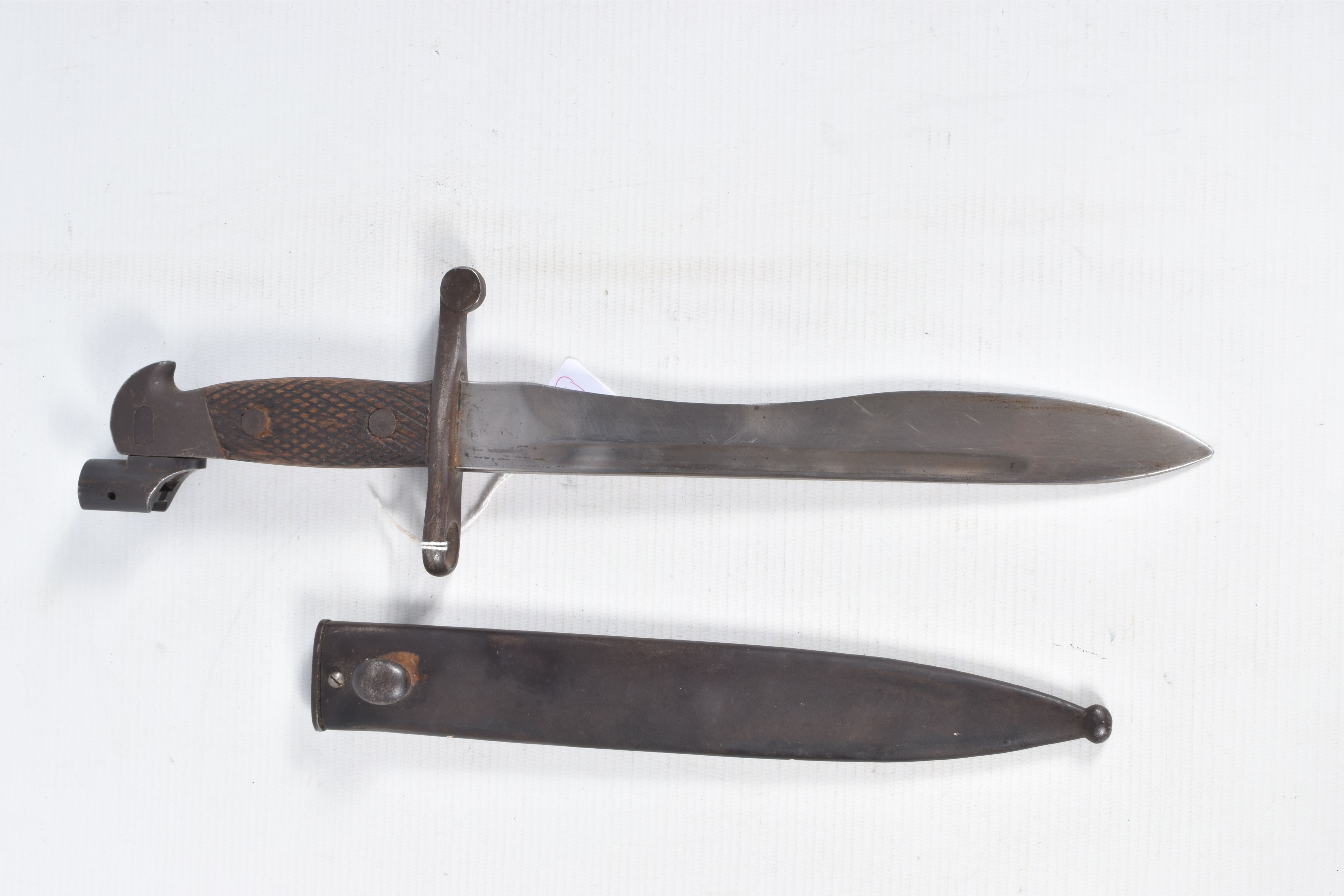 A SPANISH MAUSER BAYONET, this has a bolo blade and it has a faint Toledo stamp on it and the - Image 2 of 25