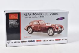 A BOXED CMC ALFA ROMEO 8 C 2900B SPECIALE LE MANS 1938 1:18 MODEL VEHICLE, numbered M-111,