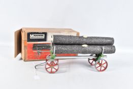 A BOXED MAMOD LUMBER WAGON, No.LW1, appears complete and in fairly good condition with some minor,