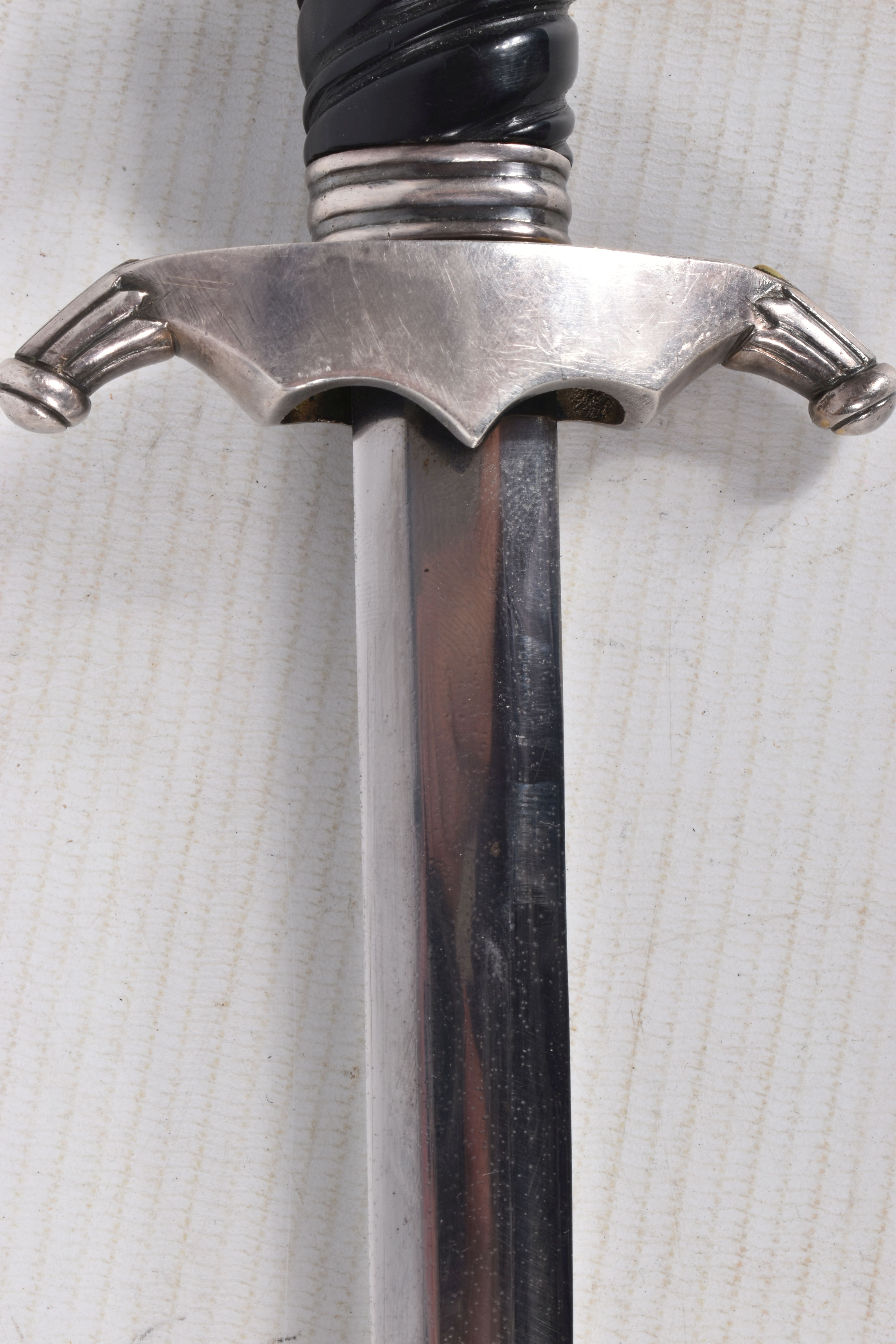 A WWII ERA GERMANY RAILWAY DAGGER, we believe that the blade was taken from an army dagger - Image 22 of 26