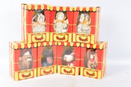 SEVEN BOXED PELHAM JUNIOR PUPPETS, to include grey mouse and white mouse, all later issues c.1990's,