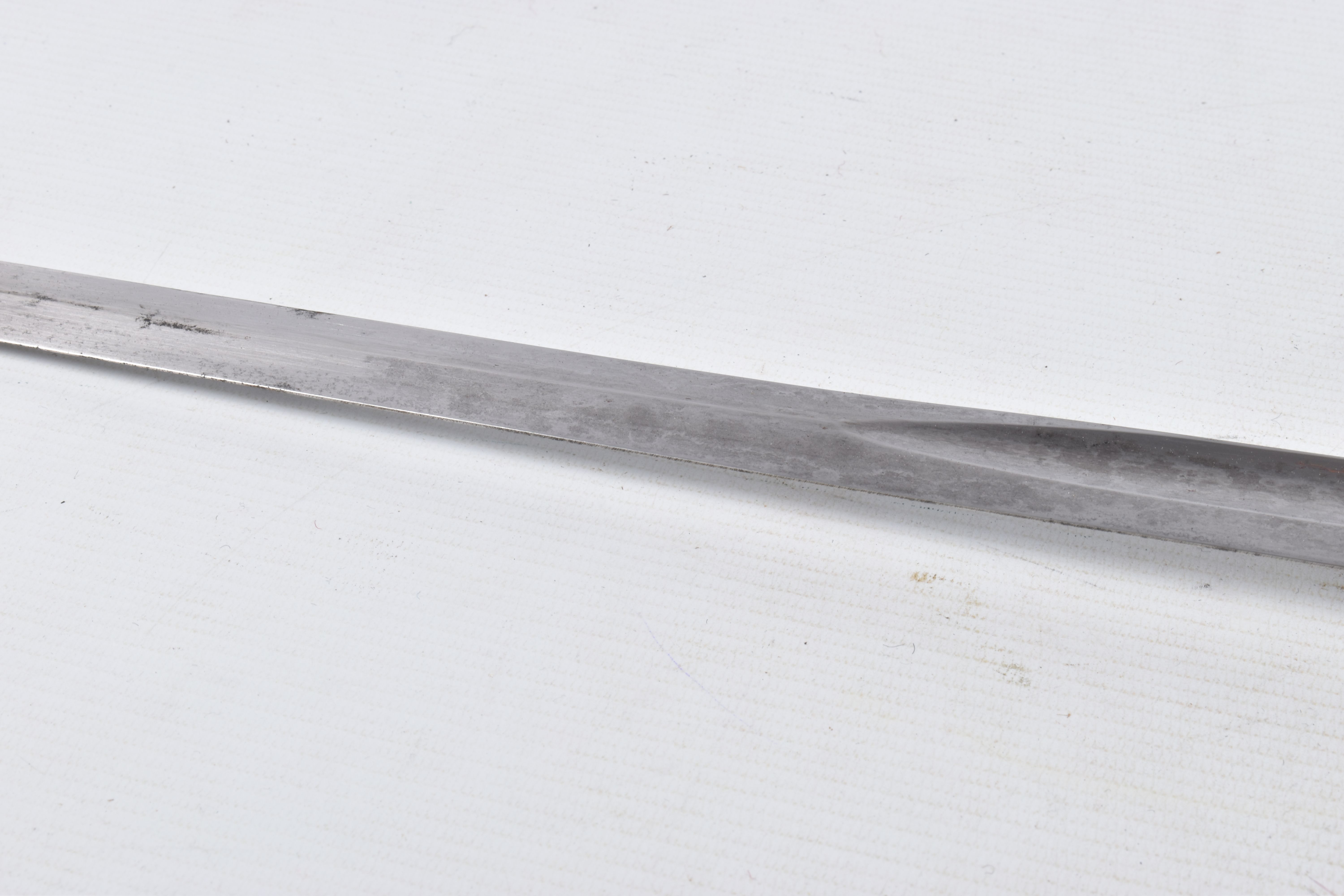 A 19TH OR 20TH CENTURY NAVAL DRESS SWORD, the blade has some ornate decoration on it but it is - Image 19 of 24