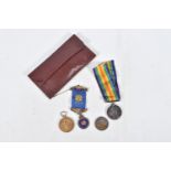 A WWI SCOTTISH RIFLES PAIR OF MEDALS, shooting medal and a ROAB medal, the medals are correctly