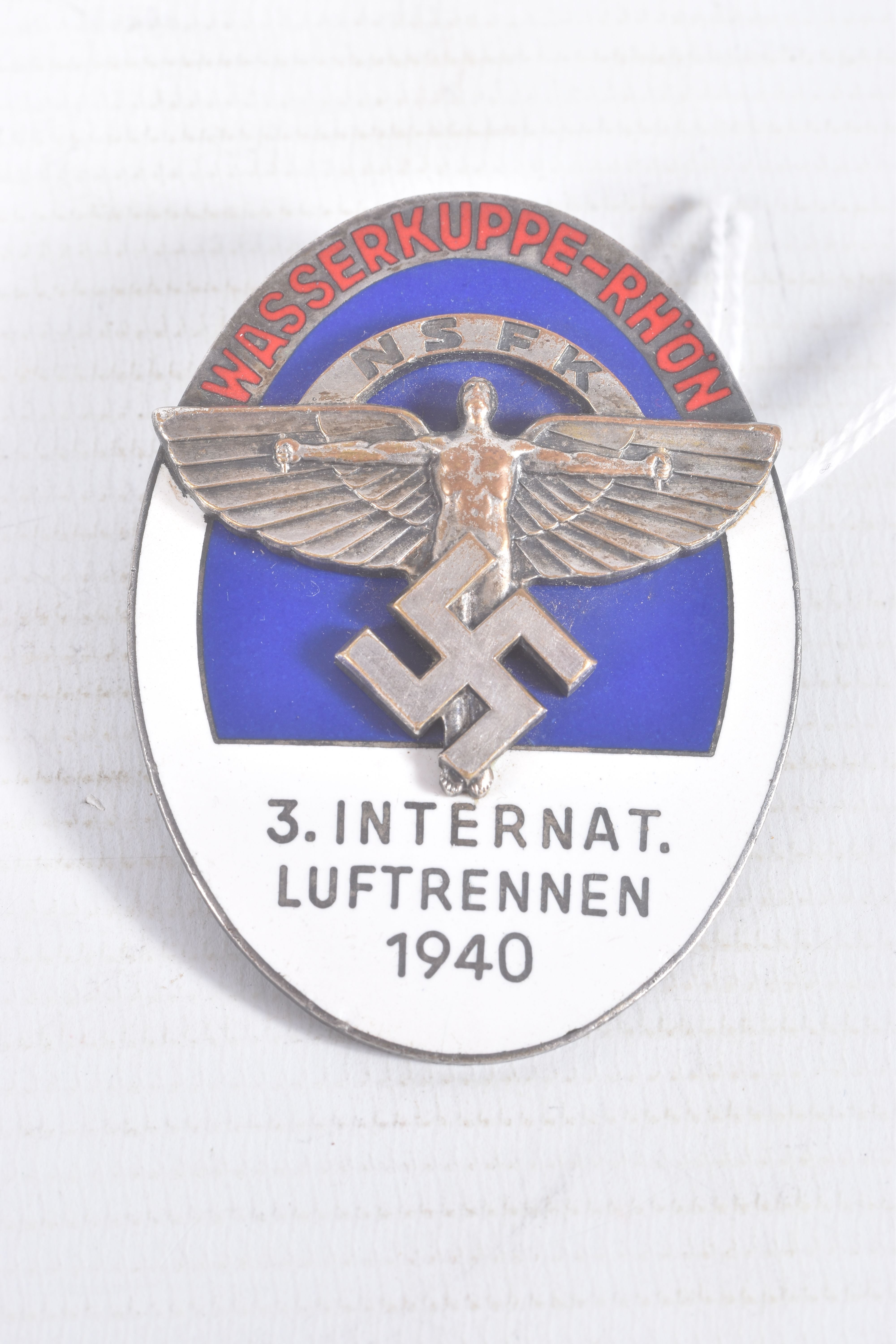A THIRD REICH GERMAN LUFTWAFFE FLYERS CORPS BADGE - Image 2 of 3