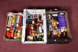 A QUANTITY OF UNBOXED AND ASSORTED PLAYWORN DIECAST VEHICLES, to include Corgi Toys Chitty Chitty
