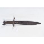 A SPANISH MAUSER BAYONET, this has a bolo blade and it has a faint Toledo stamp on it and the