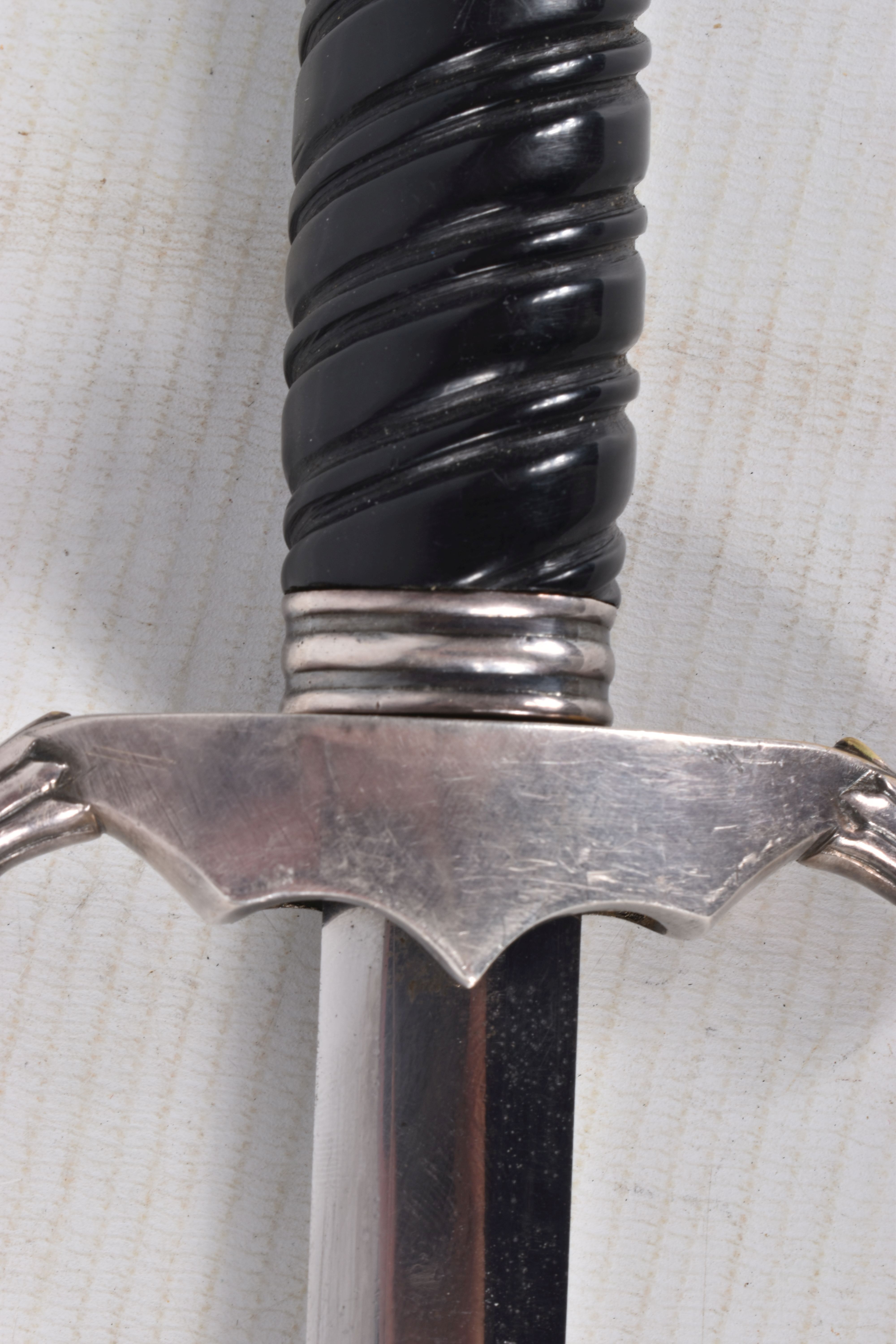 A WWII ERA GERMANY RAILWAY DAGGER, we believe that the blade was taken from an army dagger - Image 20 of 26