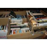 SEVEN BOXES OF BOOKS containing approximately 275 titles in hardback and paperback formats and