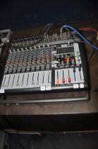 A BEHRINGER EUROPOWER PMP4000 POWERED 12 CHANNEL MIXING DESK with 800w per side output (one side