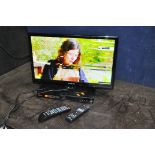 A SAMSUNG UE22D5003BW 22in TV with remote and a LG Blu ray 3D player with remote (both PAT pass