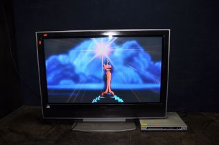 A HITACHI 42PD6600 PLASMA 42in TV (analogue) along with a Philips DVD player (both PAT pass and
