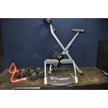 A SELECTION OF EXERCISE EQUIPMENT including an Ultra Sport F Bike, a Smart Wonder care etc