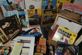 ONE BOX OF 78 AND L.P RECORDS, over eighty '78 records, to include Decca Records albums 'Mexican