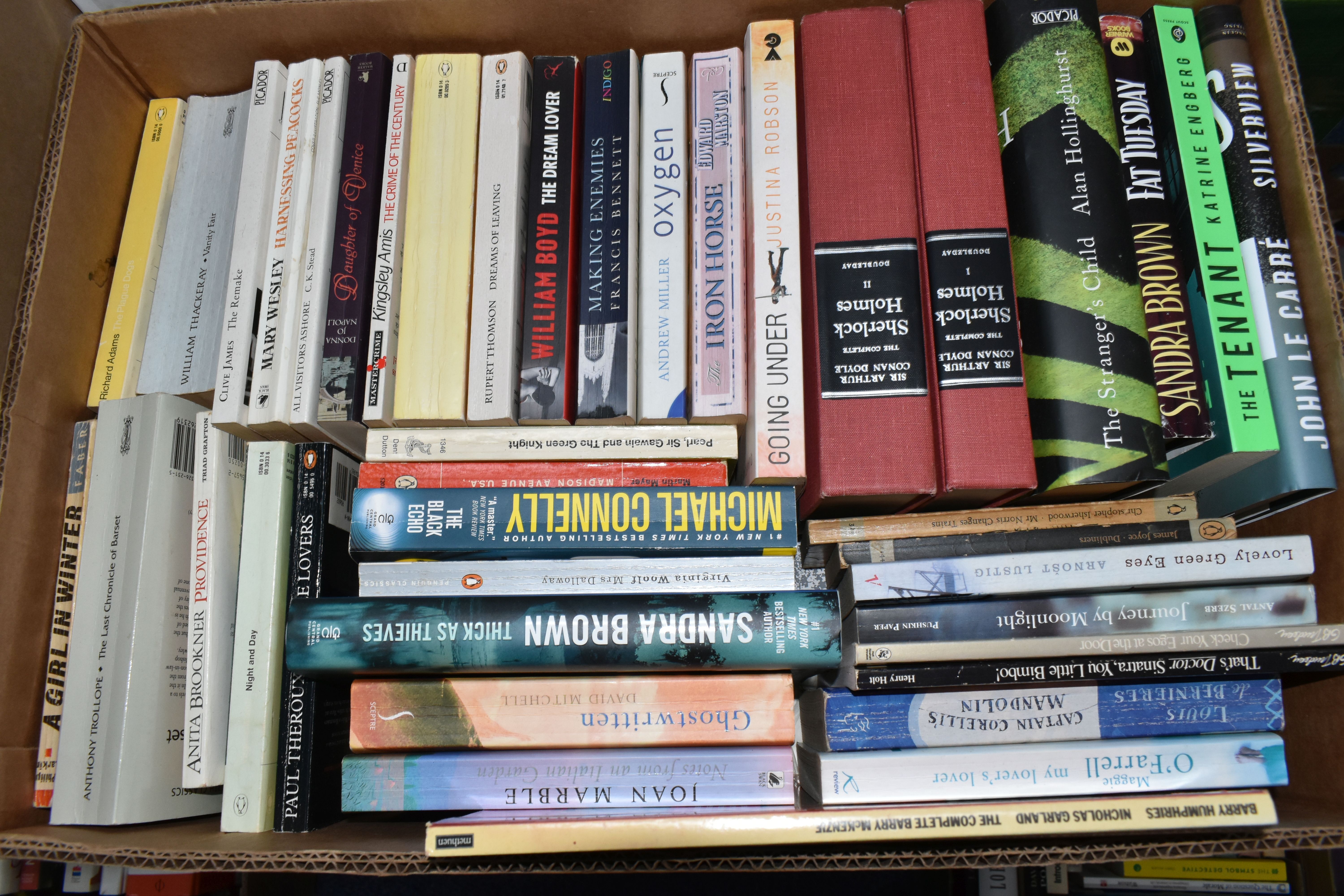 SIX BOXES OF BOOKS containing approximately 245 titles in hardback and paperback formats and - Image 2 of 7