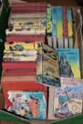 A BOX CONTAINING TWENTY-FIVE BOOKS in hardback format comprising seventeen Enid Blyton stories,