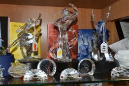 THE SWAROVSKI CRYSTAL MAGIC OF DANCE TRILOGY OF FIGURES, all boxed and with certificates, comprising