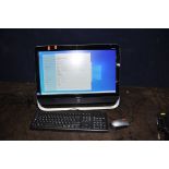 A HP PAVILLION 23 ALL IN ONE PERSONAL COMPUTER with keyboard and mouse, Intel iCore i3 3240 @3.40Ghz