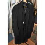 FOUR ITEMS OF CLOTHING, comprising a gentleman's Aquascutum showerproof pure new wool overcoat