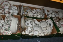 SIX BOXES OF DINNER AND TEA WARES, including two boxes of Indian Tree pattern by various