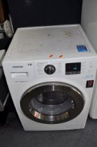 A SAMSUNG VRT PLUS WASHING MACHINE width 60cm x depth 60cm x height 85cm (PAT pass, powers up and