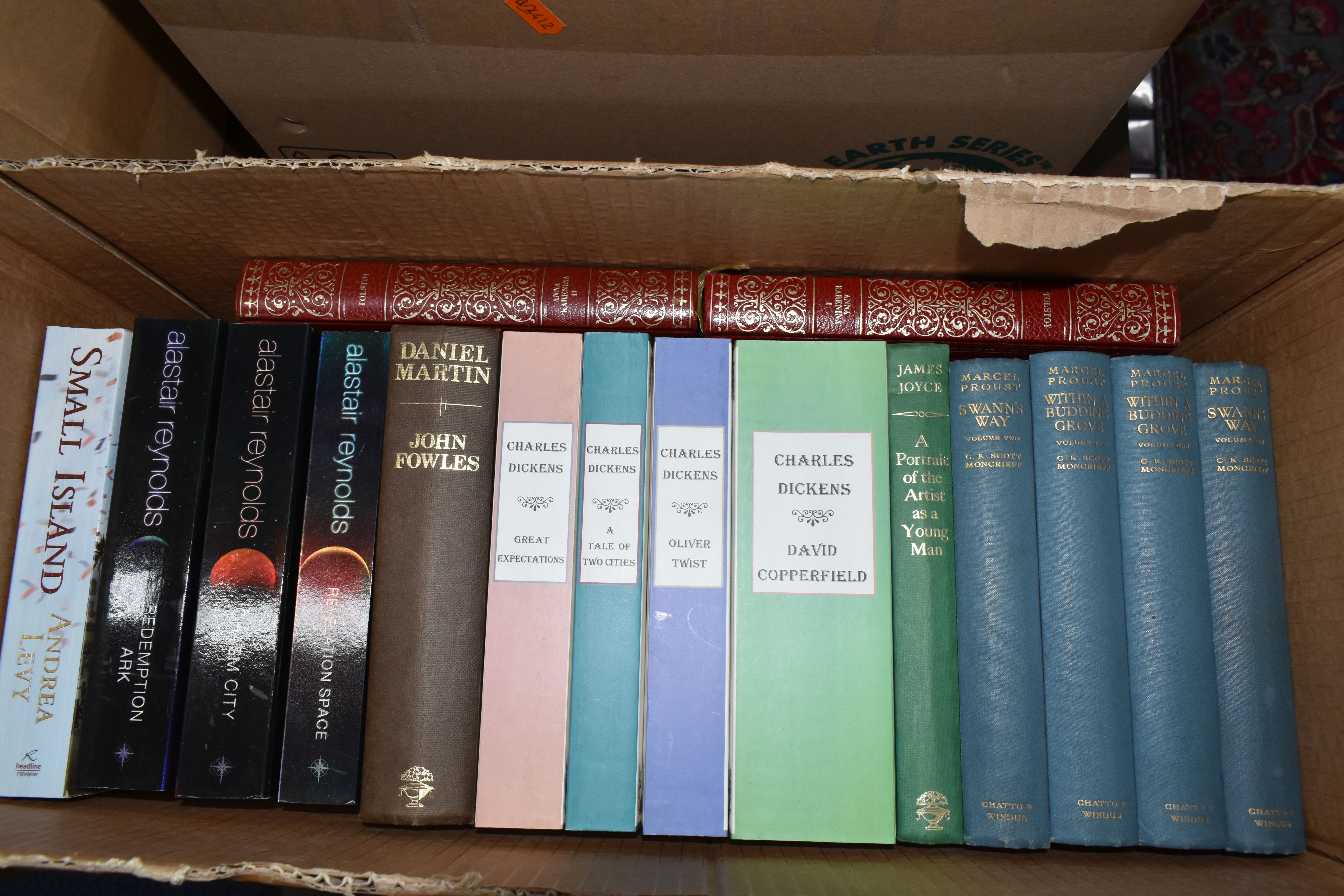 SIX BOXES OF BOOKS containing approximately 245 titles in hardback and paperback formats and - Image 6 of 7