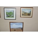 THREE DECORATIVE PICTURES, comprising Edmund J. Kowalski (American contemporary) a Mid-West American