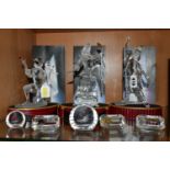 THE SWAROVSKI CRYSTAL MASQUERADE TRILOGY OF FIGURES, all boxed and with certificates, comprising
