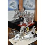 THE SWAROVSKI CRYSTAL 'FABULOUS CREATURES' TRILOGY OF FIGURES, all boxed and with certificates,
