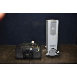 A SANYO MCH 900H PORTABLE HI FI and a DeLonghi Dragon oil filled radiator (both PAT pass and