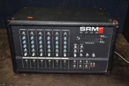 A FENDER SRM6302 6 CHANNEL MIXER AMP with a 10 band graphic eq, three band eq to each channel (PAT