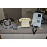 A QUANTITY OF ASSORTED TELEPHONES, to include Southwestern Bell Pay Telephone, No.PP2110, with