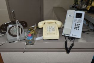 A QUANTITY OF ASSORTED TELEPHONES, to include Southwestern Bell Pay Telephone, No.PP2110, with