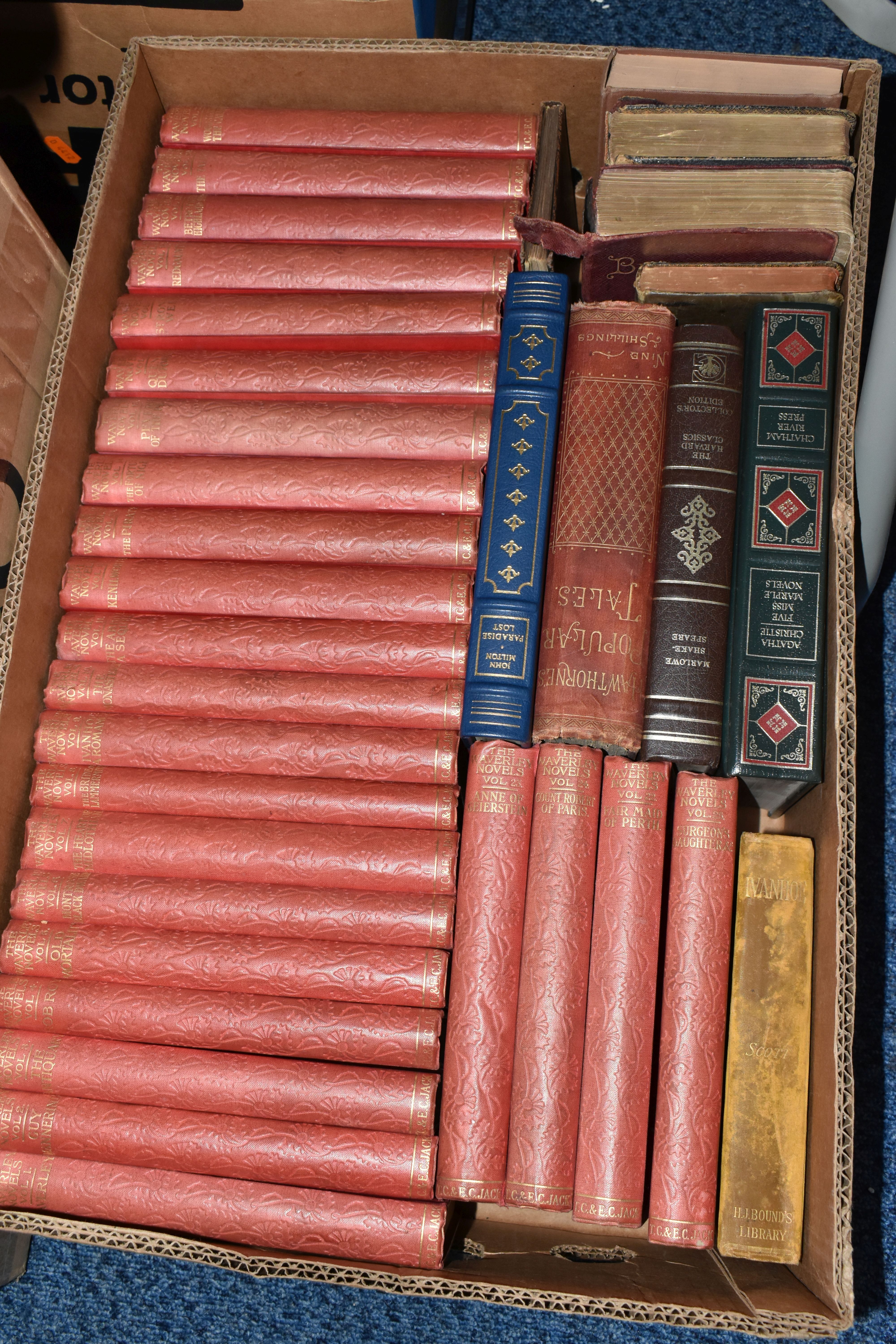 FOUR BOXES OF BOOKS containing approximately 108 miscellaneous titles in hardback format and - Image 5 of 6