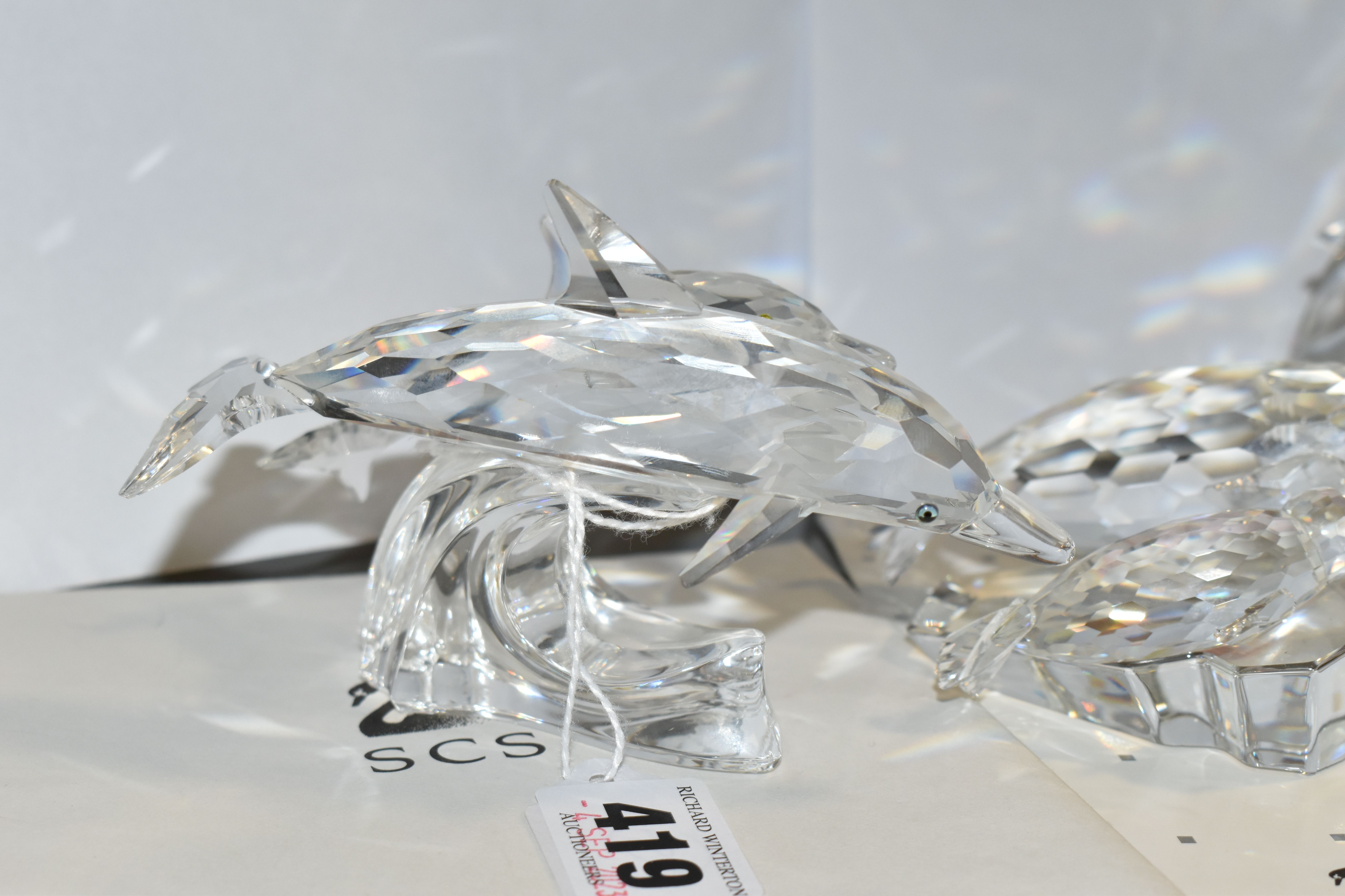 THE SWAROVSKI CRYSTAL 'MOTHER AND CHILD' TRILOGY OF FIGURES, all boxed with extra box for Seals), - Image 2 of 9