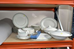 A QUANTITY OF ROYAL DOULTON 'BERKSHIRE' PATTERN DINNERWARE, comprising eleven dinner plates (three