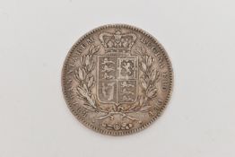 A VICTORIAN 1845 CROWN COIN, approximate gross weight 28.1 grams