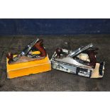 A BOXED STANLEY No3 WOOD PLANE and a boxed No4 plane (Condition: both have some minor surface rust