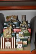 NINE LILLIPUT LANE SCULPTURES, comprising eight boxed sculptors, The Chocolate Box, Merry Christmas,