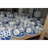 A MIDWINTER POTTERY 'ROSELLE' DINNER SERVICE, a large quantity of approximately one hundred and