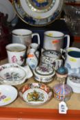A SELECTION OF GIFT WARES ETC, to include a boxed Royal Worcester 200AD Millennium bowl designed and