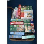 TWO BOXES OF JIGSAW PUZZLES comprising twenty 1000 piece puzzles, manufacturers include W H Smith,