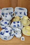 A COPELAND SPODE 'ANIMALS' PATTERN CHILD'S TEA SET, sixteen pieces transfer printed with animals and