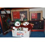 A GROUP OF LARGE BOXED CHRISTMAS DECORATIONS, to include 'Winter Wonderland' Comet rope light and