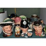 TWELVE ROYAL DOULTON CHARACTER AND TOBY JUGS, comprising eleven character jugs: The Walrus and