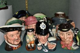 TWELVE ROYAL DOULTON CHARACTER AND TOBY JUGS, comprising eleven character jugs: The Walrus and