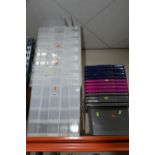 A QUANTITY OF PLASTIC STORAGE BOXES, comprising seven 60KG clear storage boxes with lids, thirteen