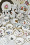 A COLLECTION OF ROYAL WORCESTER CERAMICS, over fifty pieces to include a Wild Harvest pattern coffee