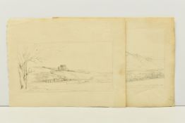 CIRCLE OF JOSEPH FARRINGTON (1747-1821) 'TREMATON CASTLE' an unsigned sketch of the castle across