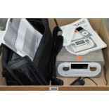 ONE BOX OF AUDIO EQUIPMENT, to include a cased Bose Sound dock digital music system, with charger,